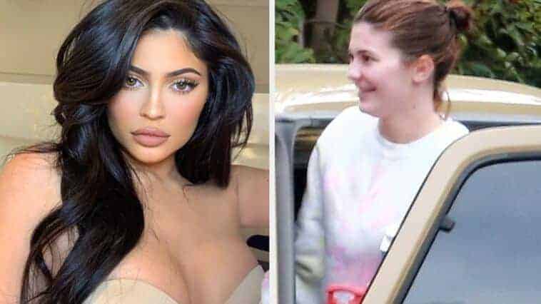 Kylie Jenner bez makijażu, naturalny wygląd, zdjęcie bez makijażu.
