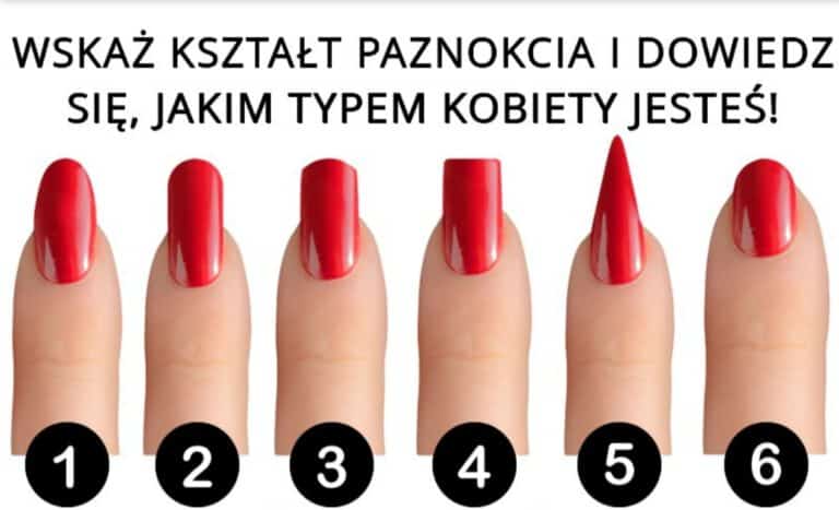 Analiza kształtu paznokci i typów kobiet na podstawie paznokci.