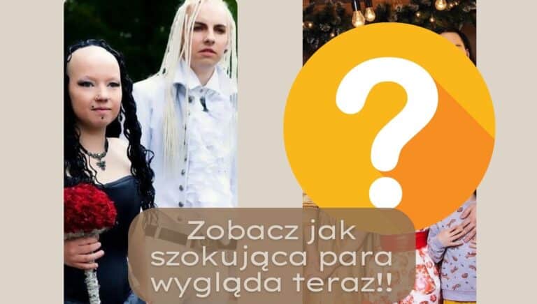 Porównanie przed i po przemianie kontrowersyjnej pary.