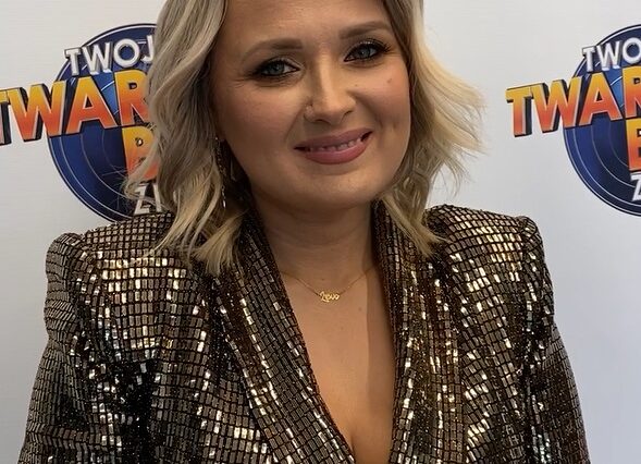 Gosia Andrzejewicz podczas nagrań programu "Twoja twarz brzmi znajomo" - autor: Jarecki