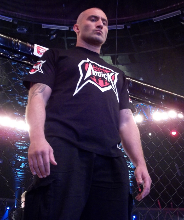 Marcin Najman podczas gali MMA Attack 2