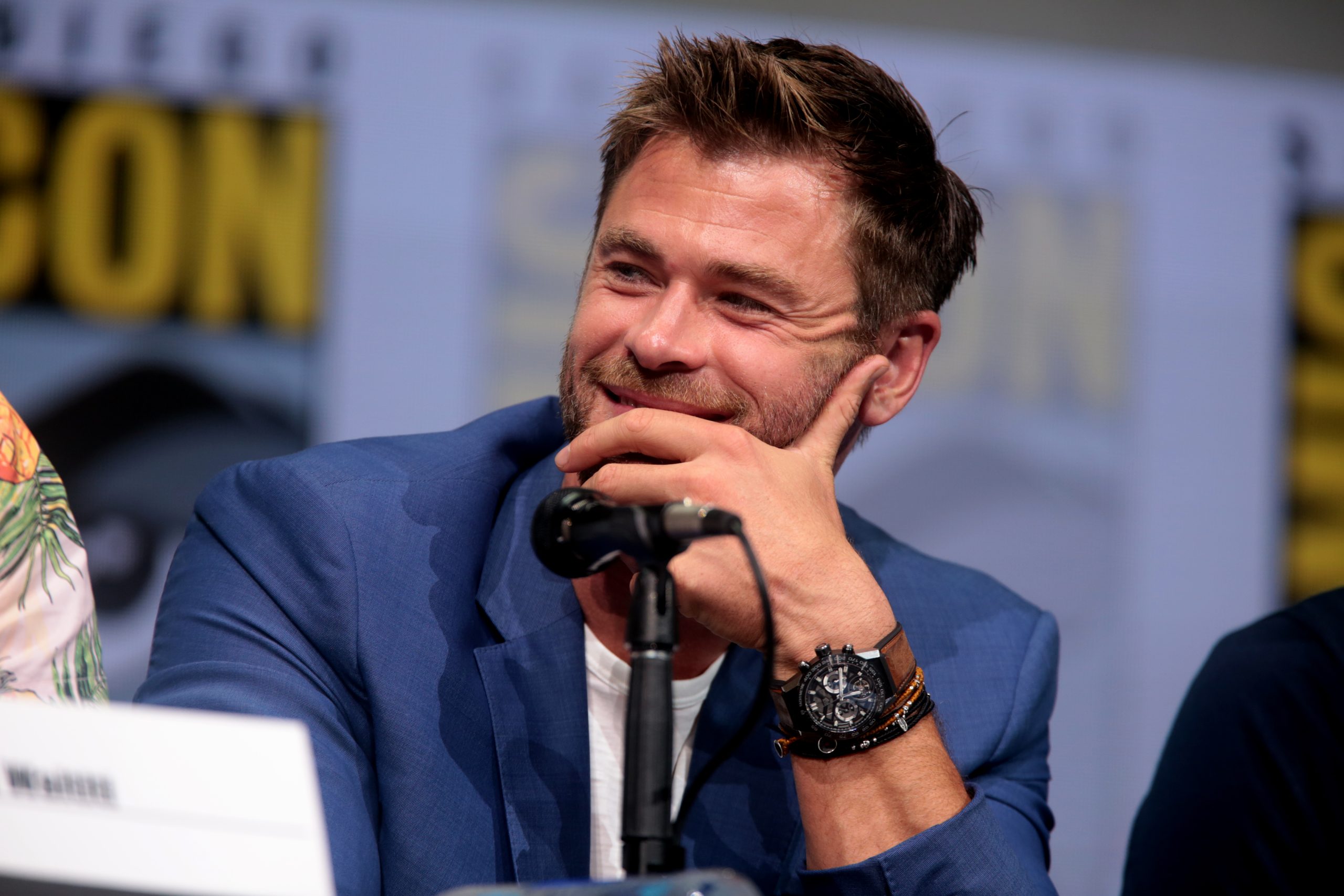 Chris Hemsworth podczas Comic-Con w 2017 roku, zdjęcie ilustracyjne.