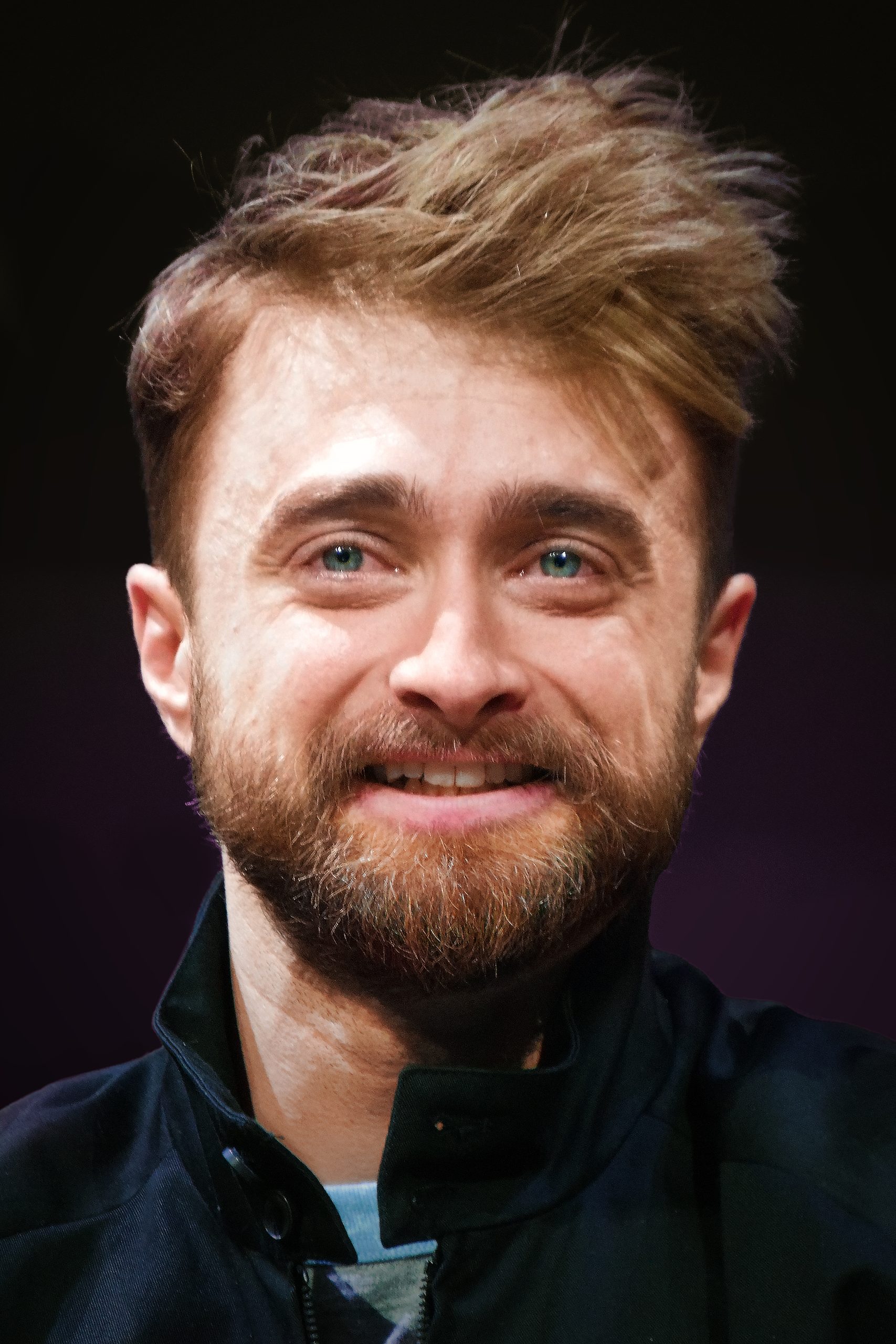 Daniel Radcliffe na New York Comic Con w październiku 2022 roku, przed sukcesem teatralnym.