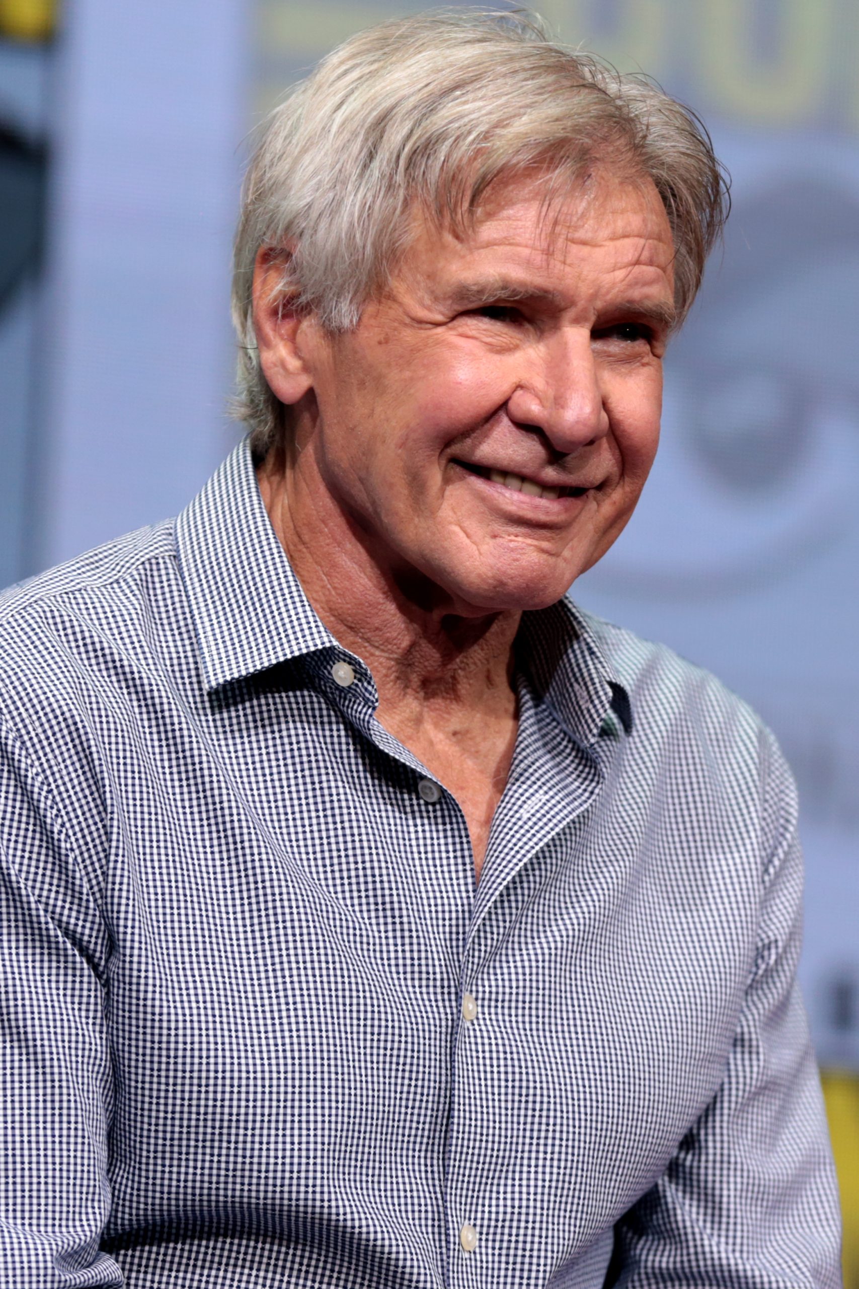 Harrison Ford podczas Comic-Con w San Diego 22 lipca 2017 roku, fotografia ilustracyjna, nie z Cannes.