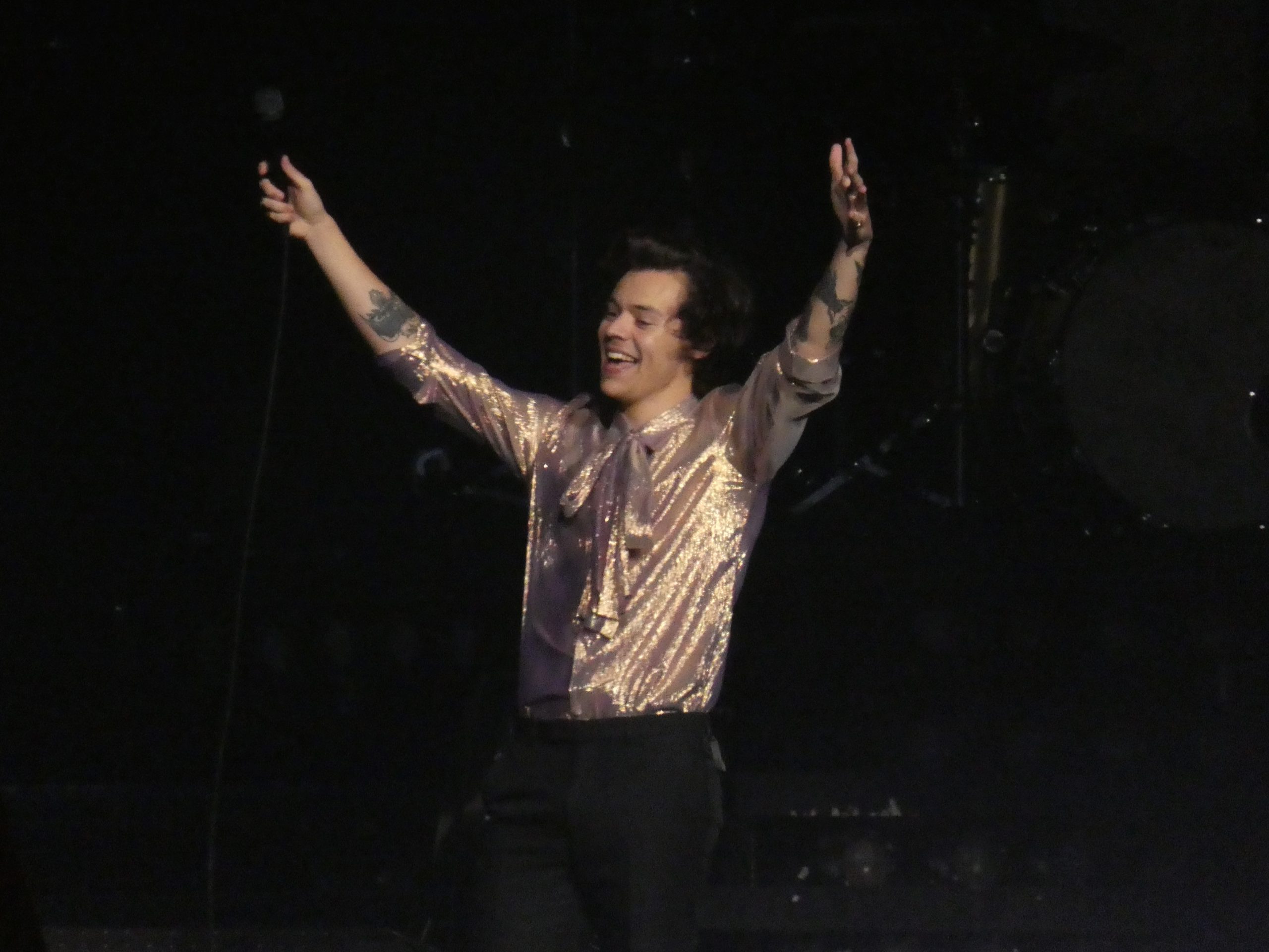 Harry Styles podczas koncertu w Saint Paul w lipcu 2018 roku, fotografia ilustracyjna do Dunkierki