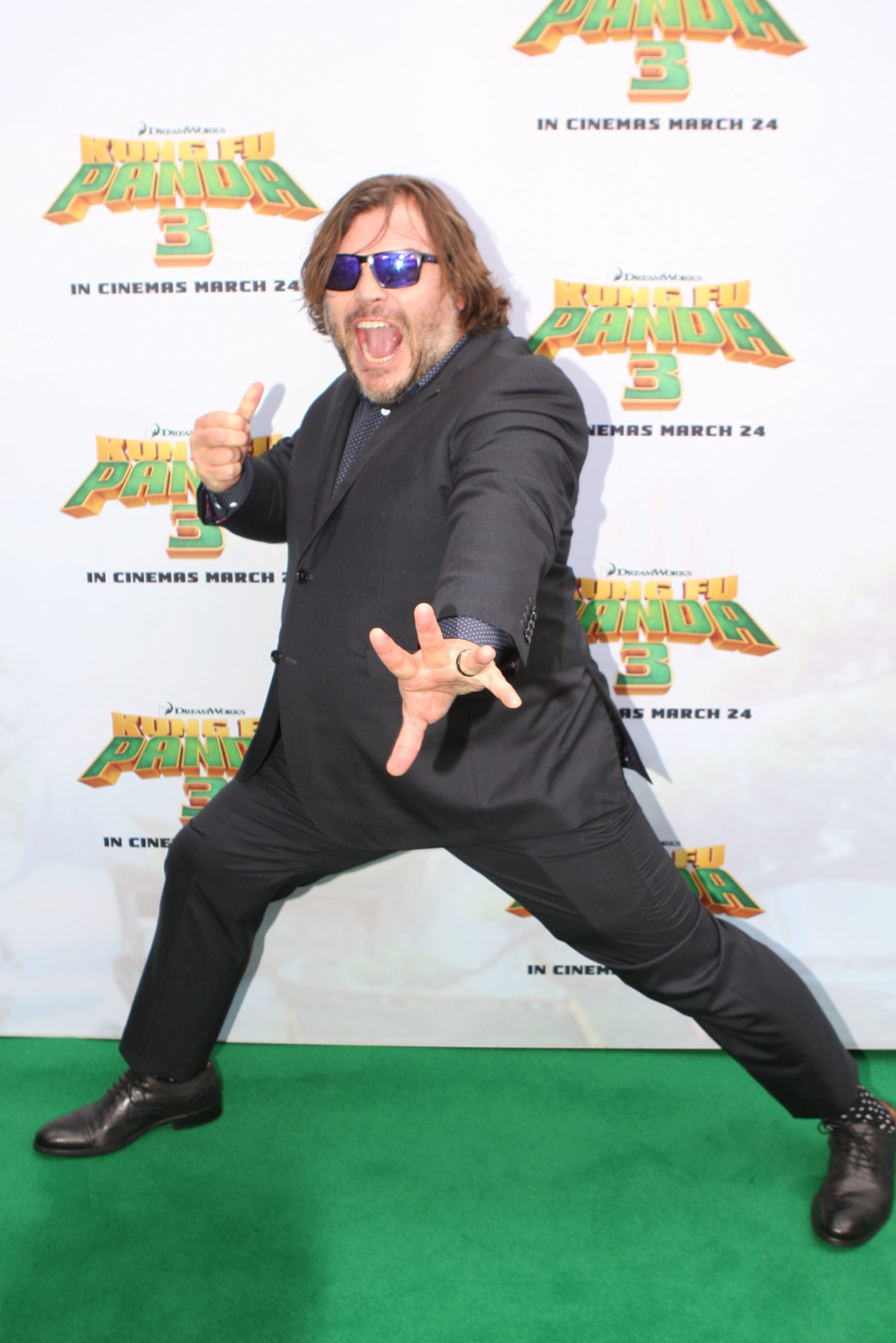 Jack Black podczas wydarzenia w Sydney 13 marca 2016 roku. Zdjęcie ilustracyjne, nie z planu teledysku Peaches.