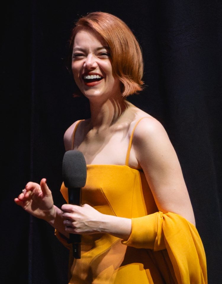 Emma Stone podczas BFI London Film Festival w 2025 roku