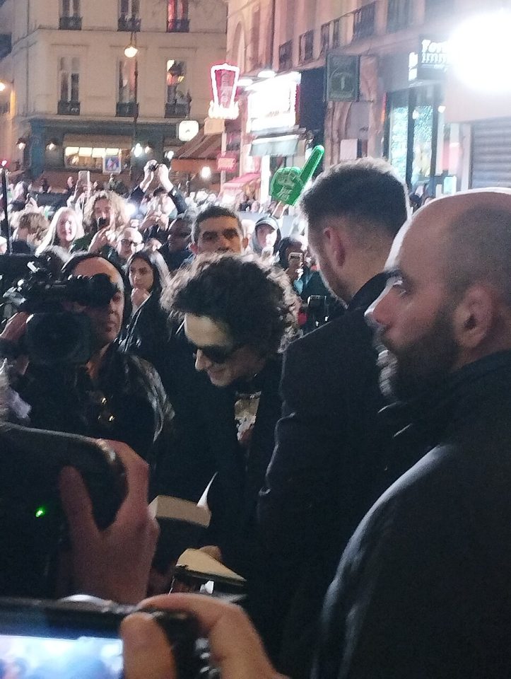 Timothée Chalamet, odtwórca roli Paula Atrydy w Diunie, na premierze drugiej części w 2024 roku