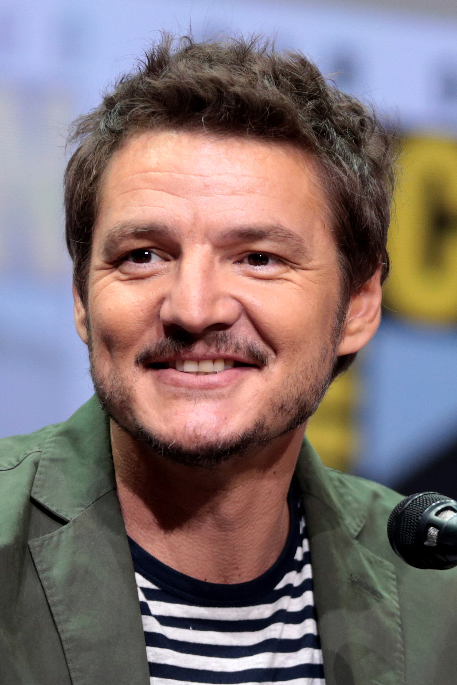 Pedro Pascal podczas San Diego Comic-Con w lipcu 2017 roku, fotografia ilustracyjna