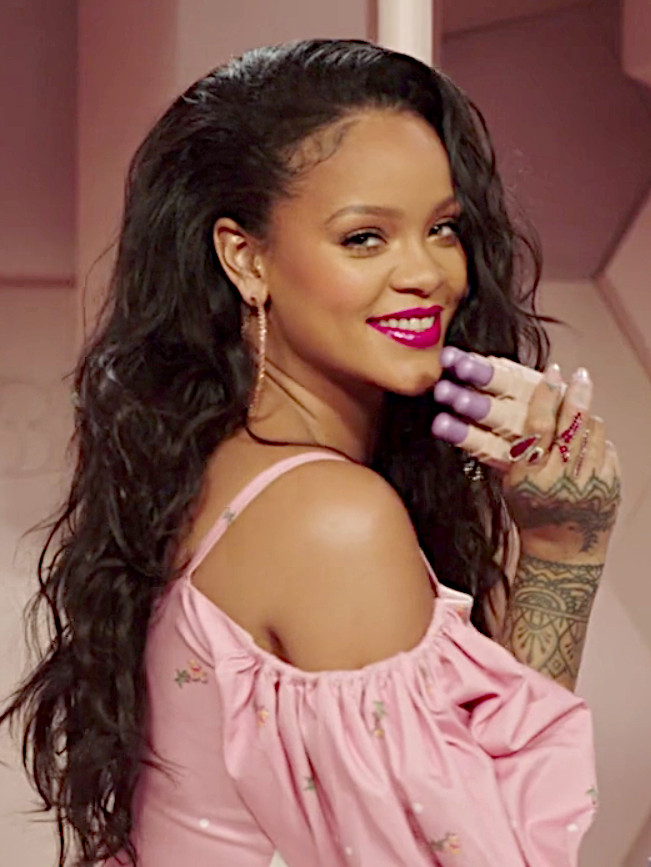 Rihanna w kampanii promocyjnej Fenty Beauty z 2018 roku