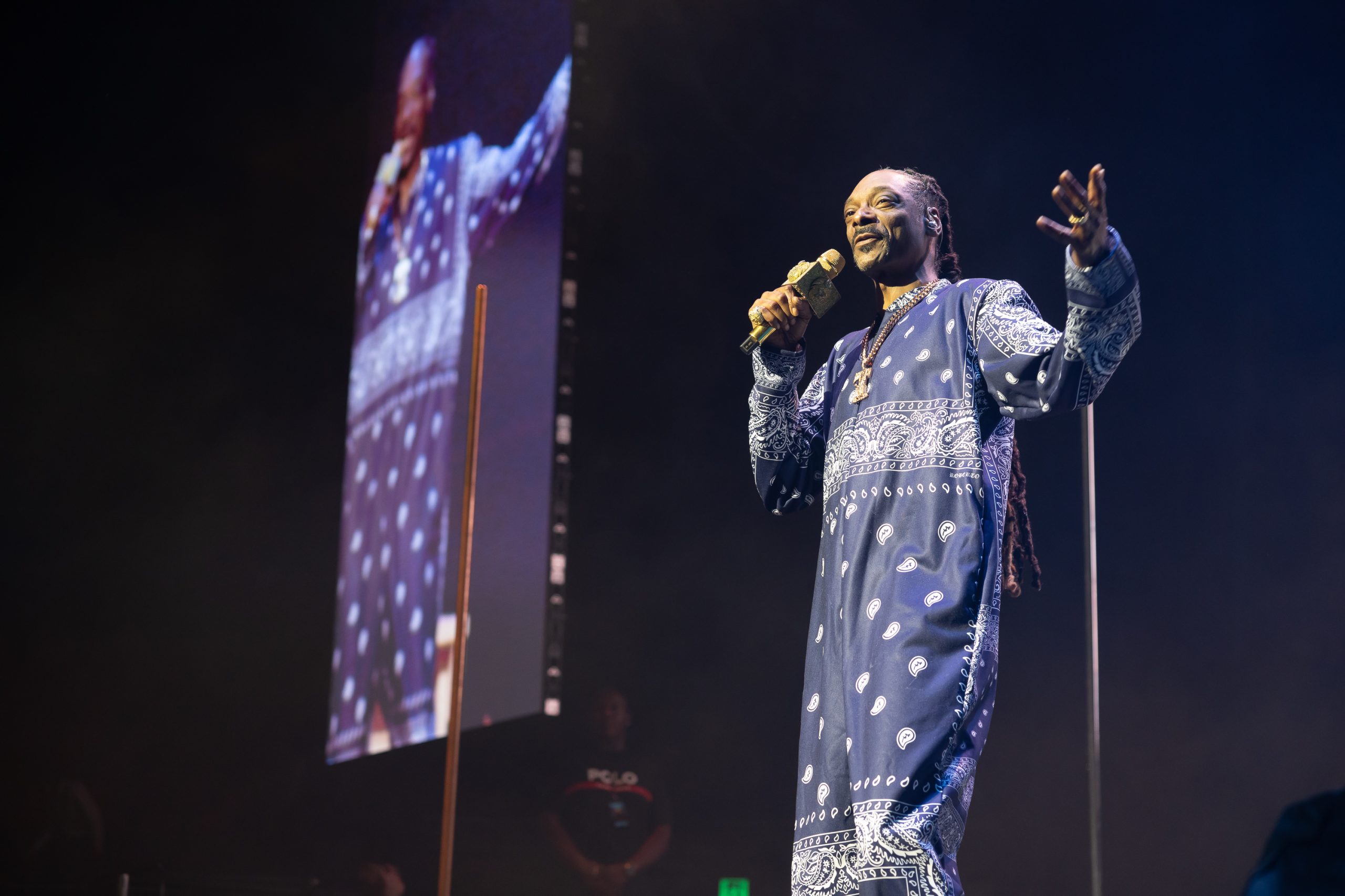 Snoop Dogg występuje na koncercie w Sydney w marcu 2023 roku, fotografia ilustracyjna