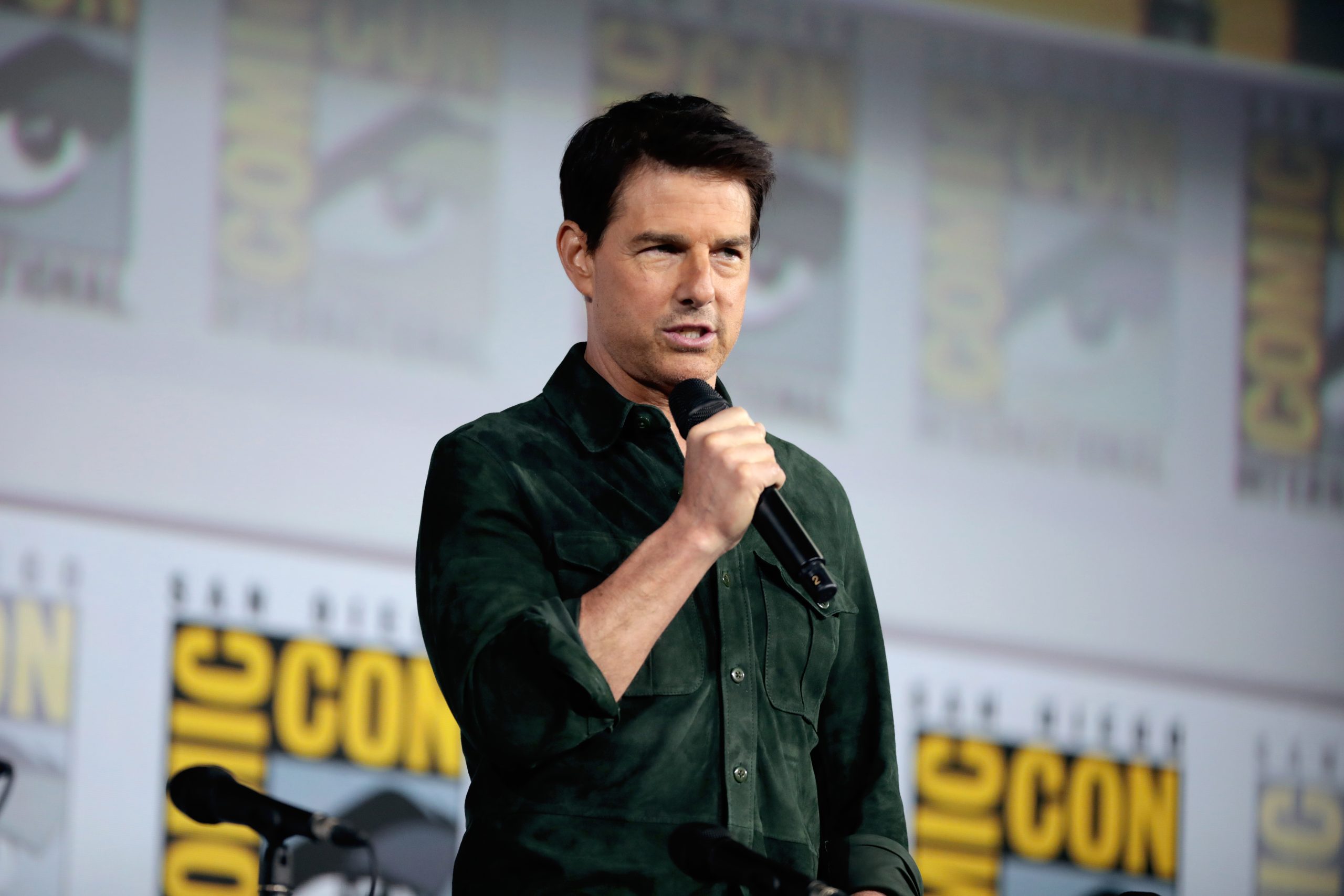 Tom Cruise na San Diego Comic-Con 18 lipca 2019 roku, zdjęcie ilustracyjne do komediowej roli Lesa Grossmana z 2008 roku